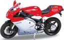 Motocykel MV AGUSTA F4 S 1:18 Welly metal