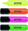 Zvýrazňovač Office Products, strih, 40 ks