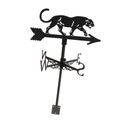 Chata Leopard Weathervane čierna 2 35 cm x 75 cm