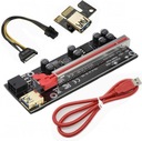Riser USB3.0 PCI-E 6PIN 009S + plus 8 kondenzátorov