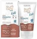 STAROSTLIVOSŤ NA OPAĽOVANIE DERMA KRÉM KIDS PREBIOTIC SPF50 50ML FLOSLEK Nelepí sa na piesok