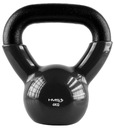 Vinylom potiahnutý liatinový kettlebell HMS KNV04 4 KG