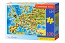 Puzzle 100 B-111060 Mapa Európy