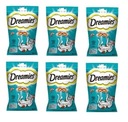 DREAMIES mokré krmivo s lososom pre mačky 6x60g