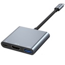 Kábel adaptéra Tech Protect USB-C, HDMI 4K, USB