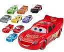 1x AUTÁ 3 AUTÁ MINI AUTA PRUŽINY DISNEY CARS MIX VZORKY