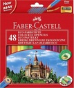 Faber-Castell drevené pastelky 48 farieb + strúhadlo