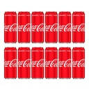 Sýtený nápoj Coca Cola plechovka 12x 330ml