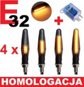 4 PLÁVAJÚCE SEKVENČNÉ LED Smery Homologácia +