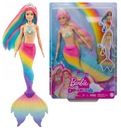 BARBIE MERMAID RAINBOW BÁBIKA PREMENA GTF89