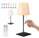 MODERNÁ STOLNÁ LAMPA VODEODOLNÁ RGB LED MINIMALISMUS IP44