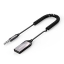 Ugreen Bluetooth 5.3 audio prijímač USB kábel audio adaptér AUX jack čierny