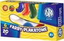 Plagátové farby 6col 20ml ASTRA p6