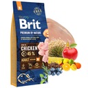 BRIT BY NATURE PREMIUM suché krmivo pre psov stredných plemien kuracie mäso M 15kg