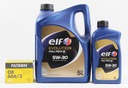 FILTER + OLEJ ELF EVOLUTION 5W30 DACIA DUSTER 1.3