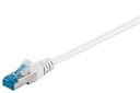 LAN S/FTP CAT 6A RJ45 sieťový kábel, biely, 10 m