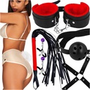 BDSM SET 12 ELEMENTOV BLACK SEX GADGETS PRE ZAČIATOČNÍKOV PUTÁ