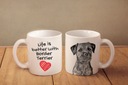 Border Terrier Keramický hrnček s potlačou