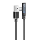 UHLOVÝ KÁBEL USB-C RÝCHLO NABÍJANIE USB TYP C 6A 100W ČIERNA 2M - MCDODO