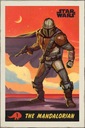 Star Wars Mandalorian Retro plagát 61x91,5 cm