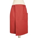 Pánska sauna Kilt Waffle Cotton Red S/M