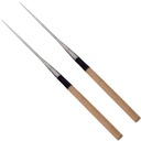 Kovové Sashimi Chopsticks Sushi Chopsticks 2 ks