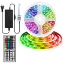 SMD RGB LED PRUH SET 5M farebný IP65 + DIAĽK