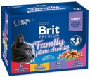 Brit Premium Cat Family tanier v omáčke 12x 100g