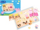 Drevené puzzle PEPPA PIG puzzle Tabuľa