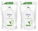 DOVE Tekuté mydlo na ruky uhorka STOCK 2 x 500 ml