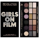 MAKEUP REVOLUTION PALETA 18cien 12+6 DIEVČAT NA FILME