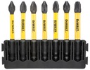 DEWALT 57MM NÁRAZOVÝ FLEX TORQ PH PZ X7 BIT SET