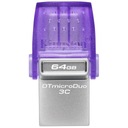 Pendrive 64 GB Kingston Data Traveler MicroDuo 3C G3 USB 3.2 USB-C 200 MB/s