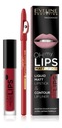 EVELINE OH my Lips matný tekutý rúž a tužka na pery FLAMENCO RED 17 4ml