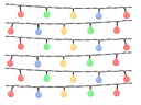 LED String Solar Garland GARDEN Balkon 6,5 m