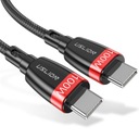 USLION KÁBEL USB-C Type-C PD 100W Rýchle nabíjanie 1m