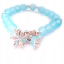 Náramok Frozen Blue Beads Charms