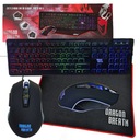 DRAGON BREATH 3v1 RGB herná súprava Klávesnica Herná podložka pod myš