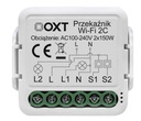 Modul OXT Mini relé 2 okruhy WiFi TUYA