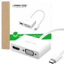 ZELENÝ ADAPTÉR USB-C NA HDMI/VGA FHD ADAPTÉR