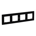 Legrand Niloe Step - Quadruple Frame Black 863594