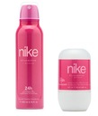 NIKE TRENDY RUŽOVÝ SPREJ SET 200ml + ROLL-ON 50ml