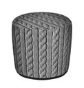 Bertoni Pouf Roller Codura GR Braid - 40x40 cm