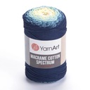 Priadza Art Macrame Cotton Spectrum pletená makramé šnúrka č. 1328 ombre