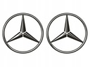 Veľké samolepky Mercedes logo hviezda 98 cm 2 ks