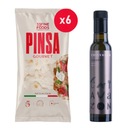 Pinsa Gourmet 230 g & Chiavalon organický prémiový olivový olej - SET 6 kusov