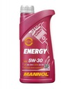 MANNOL 7511 ENERGY 5W30 1L SN/CH-4, A3/B4, VW502 syntetický motorový olej.