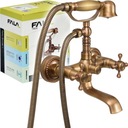 FAUCET UPEVŇOVAČ VANE / RETRO NÁSTENNÁ MOSADZNA VAŇA