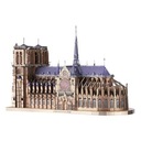 3D KOVOVÉ PUZZLE - katedrála Notre Dame