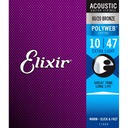 Elixir PolyWeb 80/20 Bronzové struny 10-47 11000